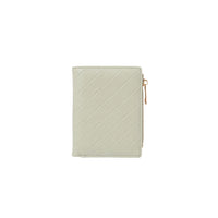Porte feuille femme vert simili cuir entrelacé Women's