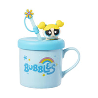 Mug avc paille bleu 450ml LES SUPER NANAS