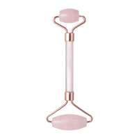 Roller double tête jade rose massage visage