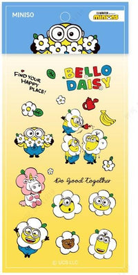 Autocollants en relief Daisy MINIONS