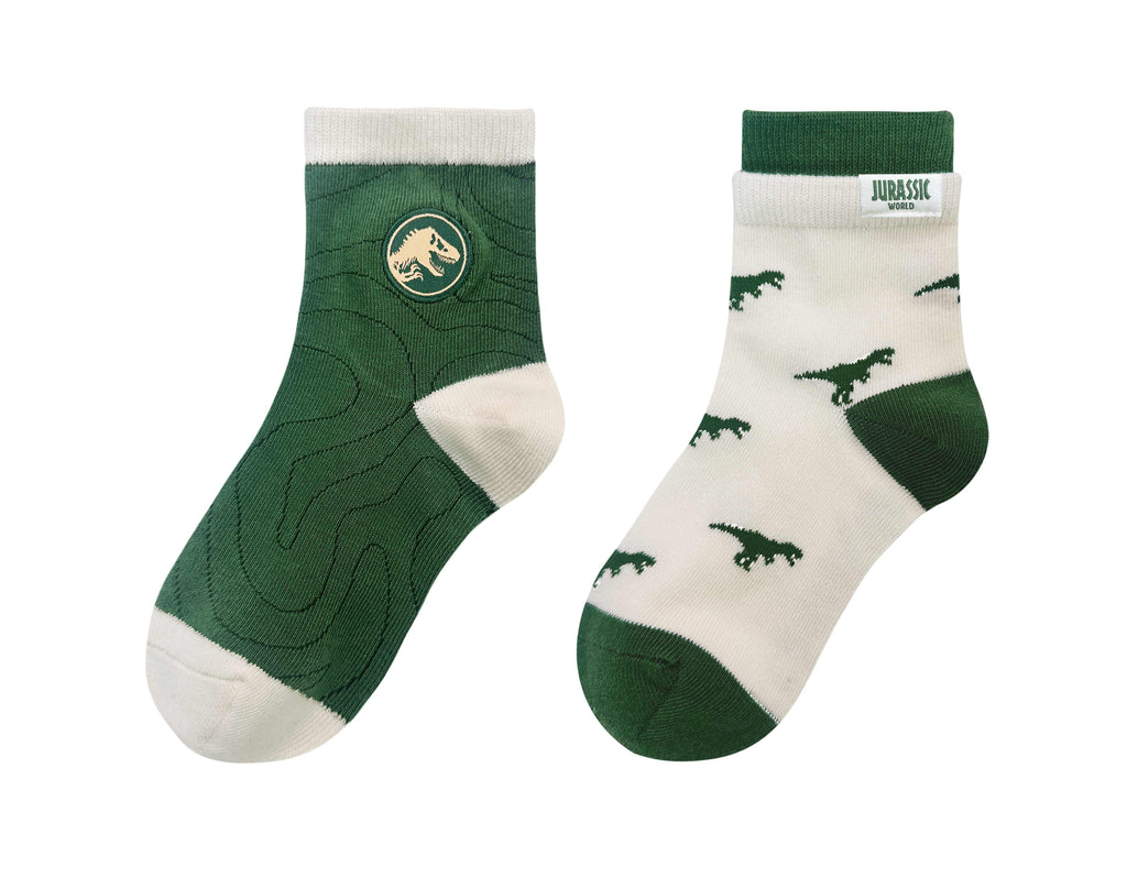 OZABI Chaussettes Enfant JURASSIC WORLD - Lot Fantaisie Dinosaures Assortiment Modèles Photos