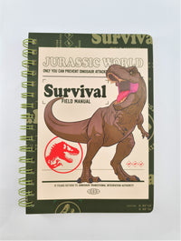 Carnet avec autocollants 100 pages Jurassic World