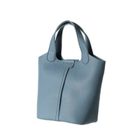 Sac bandoulière bleu simili cuir