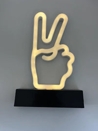 Lampe néon finger