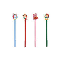 Stylos gel Noël MINI FAMILY 4 modèles différents