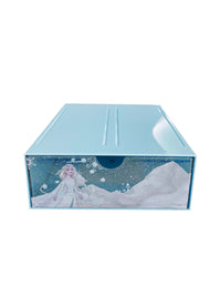 Boîte de rangemnt plastique à tirois L La Reine des Neiges