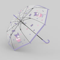 Parapluie transparent Kuromi SANRIO