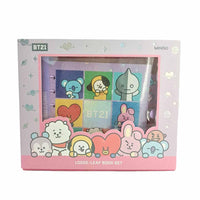Set de papeterie violet BT21