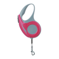 Laisse rétractable rose Animaux