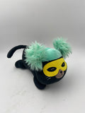 Peluche chat noir avc masque Mini Family Halloween
