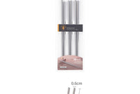 Baguettes en acier inoxydable 3 paires Chopsticks Series