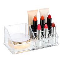 Organiseur makeup avec support rouge à lèvres