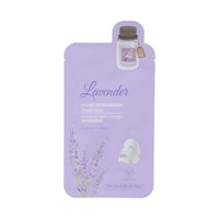 Masque hydratant visage tissu Lavande Facial Series