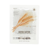 Masque en tissu hydratant pour le visage a l'avoine sativa Hydrating Series