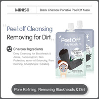 Masque visage charbon Peel off Day