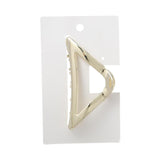 Pince à cheveux large Metal Triangle
