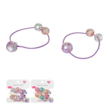 Elastiques x2 Shiny Bead Hair