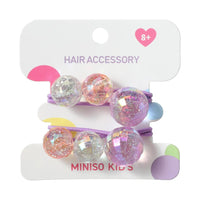 Elastiques x2 Shiny Bead Hair