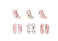Socquettes femme x3 roses Animal Ballet