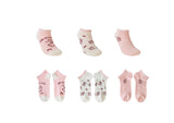 Socquettes femme x3 roses Animal Ballet