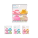 Ensemble de pinces colorées petit modèle x4 Hair Claw