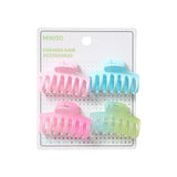 Ensemble de pinces colorées petit modèle x4 Hair Claw