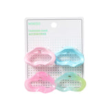 Ensemble de pinces colorées petit modèle x4 Hair Claw