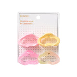 Ensemble de pinces colorées petit modèle x4 Hair Claw