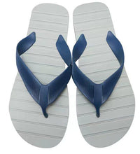 Tongs homme rainées bleues 42-43