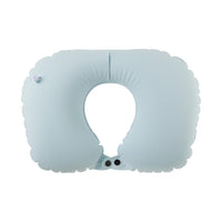 Coussin de cou gonflable bleu gris Cooling