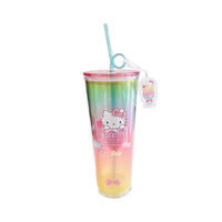 Gobelet plastique et breloque 800ml Hello Kitty SANRIO