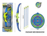 Set de tir à l'arc avec cible bleu et vert Archery