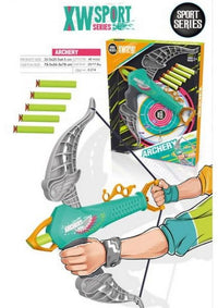 Arc et cible verte Soft bullet