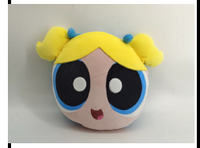 Coussin tête 33cm Bulle Les Supers Nanas