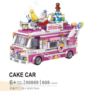 Blocs de construction food truck Dessert Food Cart