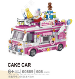 Blocs de construction food truck Dessert Food Cart