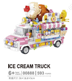 Blocs de construction food truck Glaces Food Cart