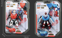 Robot transformation racing bleu rouge Alloy Transformation