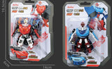 Robot transformation racing bleu rouge Alloy Transformation