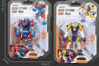 Robot transformation Armor Beast bleu violet Alloy Transformation