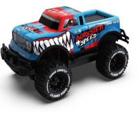 Jeu véhicule dinosaure bleu avec lumières Remote control Graffiti