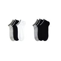 Socquettes rayées hommes couleur unie x3 A Striped Séries