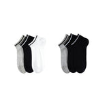 Socquettes rayées hommes couleur unie x3 A Striped Séries