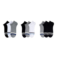 Socquettes rayées hommes couleur unie x3 C Striped Séries