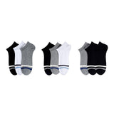 Socquettes rayées hommes couleur unie x3 C Striped Séries