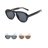 Lunettes de soleil large noire ou marron Large Frame