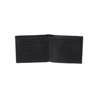 Porte feuille homme noir simili cuir entrelacé Men's
