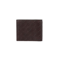 Porte feuille homme marron simili cuir entrelacé Men's