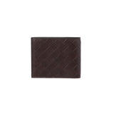 Porte feuille homme marron simili cuir entrelacé Men's