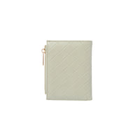 Porte feuille femme vert simili cuir entrelacé Women's